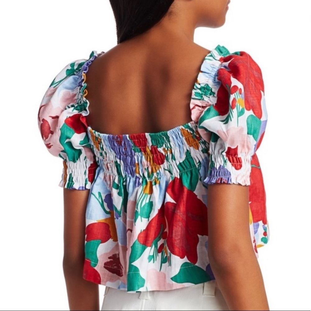 Faithfull The Brand Lilla Top Anita Floral Print - Picture 4 of 9